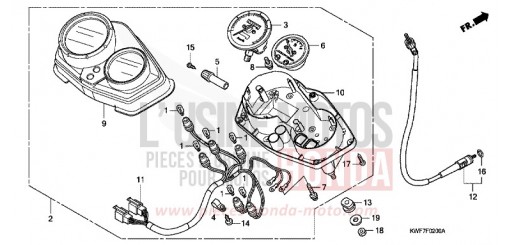MESSGERAET (CBF125M9/A) CBF125MA de 2010